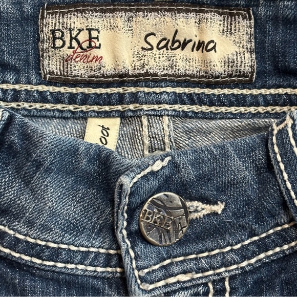 BKE denim Sabrina Slim Boot Jeans Size 28R - Picture 5 of 10